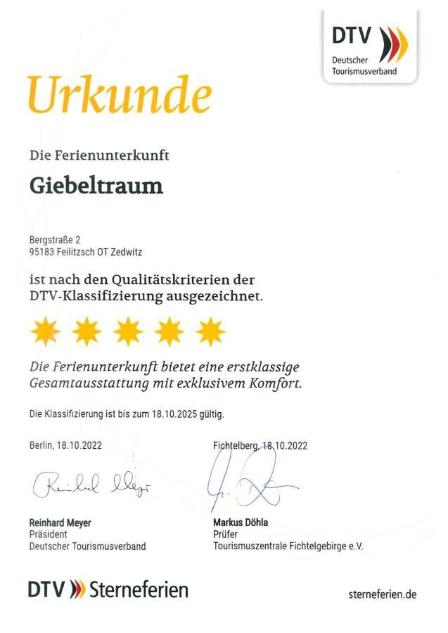 Chalet-Ferienwohnung Giebeltraum, 115 Qm, Wellness/Fitness/Sauna - Bergroedelhof Feilitzsch Exteriér fotografie
